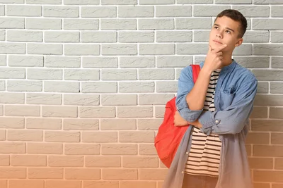Zamyslený student